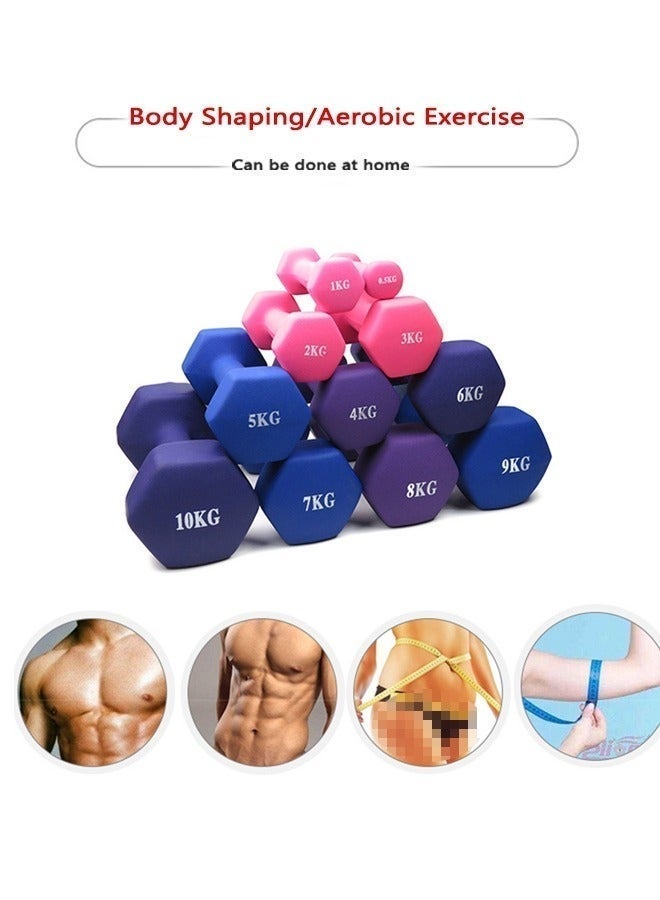 البيض برو طقم دمبل 10 كجم متعدد الألوان حقيبة دمبل وأوزان من EGG - Image 5